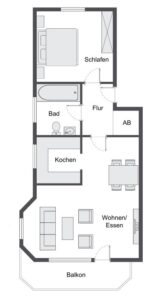 Grundriss zur Veranschaulichung