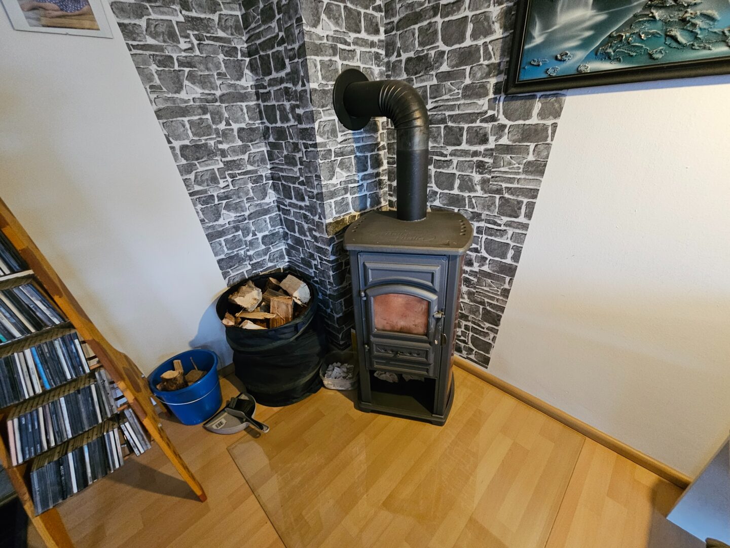 Anschluss Ofen Wohnzimmer