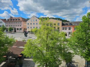 Aussicht zum Marktplatz